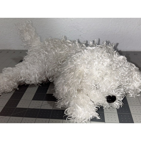 Barbie Plush Dog Light Up Nose Barking Sneezing 2011 Mattel White Pink Collar - Picture 9 of 16